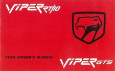 1999 Dodge Viper GTS Owners Manual User Guide Reference Operator Book Fuses picture