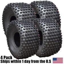 4 FOUR - 16x8.00-7 D-929 ATV Knobby Tires Tire DS7311 16x8-7 16/8-7 16x8x7 picture