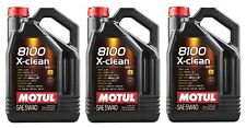 Motul 8100 X-CLEAN 5W40 - 15 Liters - Fully Synthetic Engine Motor Oil (3 x 5L) picture