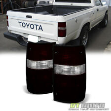 For Red Smoke Factory Style 1989-1995 Toyota Pickup Tail Lights Lamps Left+Right picture