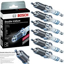 6 Bosch Double Iridium Spark Plugs For 2009-2011 HONDA PILOT V6-3.5L picture