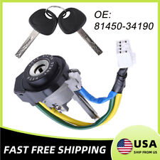NEW FITS FOR 2014-19 KIA SOUL IGNITION SWITCH LOCK CYLINDER W/2 KEYS 81450-34190 picture