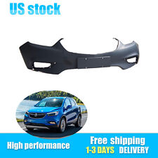 Compatible with 2017-2021 Buick Encore Front Bumper Cover Black w/o Sensor Hole picture