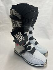 O'Neal Element White & Black Rider Off Road Motocross Boots Men Size 10 / 43 picture