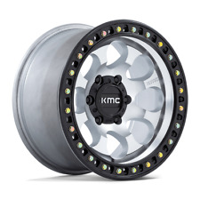18x9 KMC KM550 Riot SBL Machined With Satin Black Lip Wheel 5x5.0 (18mm) picture