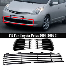 3PCS For Toyota Prius 2004-2009 Front Lower Bumper Grille & Fog Light Bezels picture