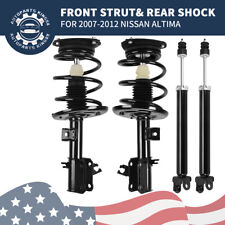 4PCS Front & Rear Shocks Struts Absorbers Assembly For 2007-2013 Nissan Altima picture