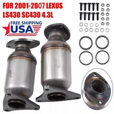 Both Front Catalytic Converters 2001-2007 US FAST NEW for Lexus LS430 GS430 4.3L picture