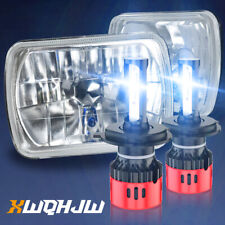 For Chevy Corvette C4 1984-1996 Pair 5x7 7x6 LED Headlights Projector Hi-Lo Beam picture