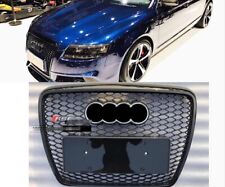 For 2005-2011 Audi A6 C6 RS6 Front bumper Black mesh Grille Grill picture