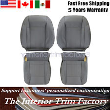 For 2006-2009 Dodge Ram 1500 2500 Driver Passenger Bottom-Top Seat Cover Gray picture