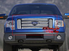 Fits 2009-2012 Ford F-150 XL/XLT/STX Upper Stainless Chrome Mesh Grille Insert picture