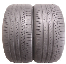 Two Used 275/35R22 2753522 Continental Premium Contact 6 BMW 104Y 6.5-7/32 1M152 picture