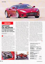 2010 Spyker C8 Aileron - Road Test - Classic Article D96 picture