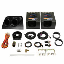 GlowShift Black Oil PSI & Fuel PSI Gauge Set & Dash Pod for 04-06 Pontiac GTO picture