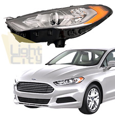 For 2017-2020 Ford Fusion Driver Side Halogen Headlight with Bulbs (LED DRL) LH picture