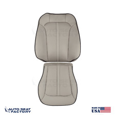 2011 - 2015 Lincoln MKX Perforated Driver Perf Med Light Stone Vinyl Seat Covers picture