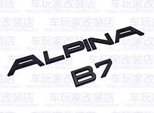 Matte Black Customized For Alpina B7 Car Trunk Emblem Badge Decal B3 B4 B5 B6 B7 picture