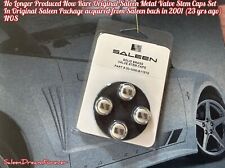 RARE ORIG SALEEN METAL WHEEL VALVE STEM COVER SET NOS FRM 01 S281 S351 MUSTANG picture