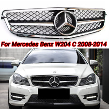 AMG Front Grille For Mercedes Benz W204 C180 C250 C300 C350 Grill W/Star 2008-14 picture