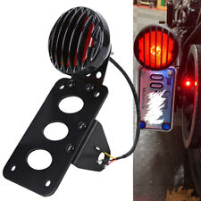 Motorcycle LED Tail Brake Light Side Mount License Plate Bracket Fit For Harley picture