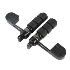 Anti Vibration Stirrup Heel Foot FootPegs Fit For Harley Softail Sportster Black picture