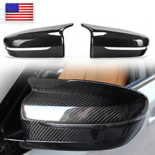 2X Real Carbon Fiber Side Mirror Cover Cap For BMW G15 G20 G21 G22 G30 2019-2021 picture