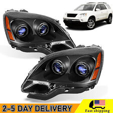 For 2007-2012 GMC Acadia Projector Pair Halogen Headlights Headlamps Left+Right picture
