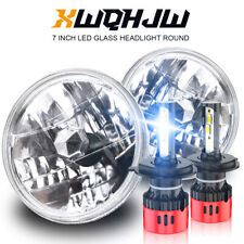 Newest Pair 7inch Led Round Headlight High/Low Beam For Peterbilt 379 359 Trucks picture
