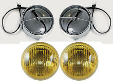 NEW 1965 - 1966 - 1967 Mustang GT Fog Light Lamps Housings Amber Bulbs Set of 2 picture