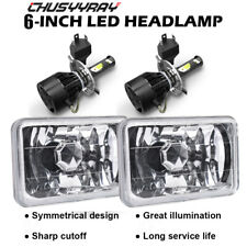 2PCS 4X6 LED Headlights Hi/Lo Beam Projector Headlamp For Pontiac Trans Am 98-02 picture