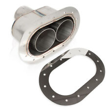 Stainless Works Through body Exhaust Tip Oval Style 2.5in Inlet ST2814 picture