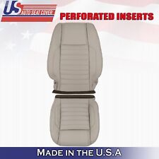 2010 to 2014 Fits Ford Mustang GT Driver Top & Bottom Perf Leather Covers Stone picture