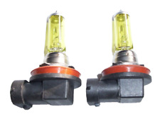 2x H8 Halogen Xenon Headlight Replacement Light Bulb Lamp 2500K Yellow HID Look picture