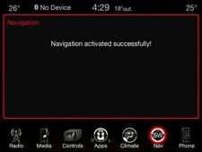 JEEP CHRYSLER DODGE RA3 navigation USA Uconnect 8.4 ACTIVATION CODE NAV unlock picture