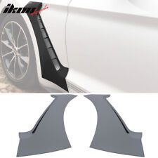 Fits 15-21 Ford Mustang GT350 Style Front Side Fender Scoops Trim Unpainted PP picture