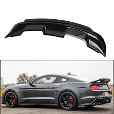 Fits For 15-22 Ford Mustang GT500 Style Spoiler W/ Smoke Gurney Flap Wicker Bill picture