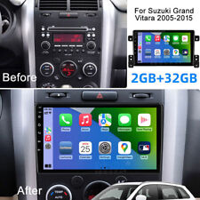 2+32G Android 12 Car Radio Stereo CarPlay GPS Navi For Suzuki Grand Vitara 05-15 picture