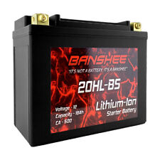Banshee Replaces TX20HL ETX20HL LifePO4 Motorcycle ATV Battery 12V 500 CCA 18 Ah picture