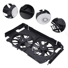 For 06-12 Toyota RAV4 2.4 2.5L Radiator AC Dual Cooling Fan Kit Assembly Black picture