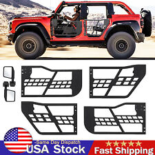 Off-Road Tubular Door For 2018-2023 Jeep Wrangler JL Gladiator JT w/ Rear Mirror picture