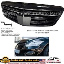 S550 S63 S350 S-Class All Black Grille 2010 2011 2012 2013 Luxury Glossy New S65 picture