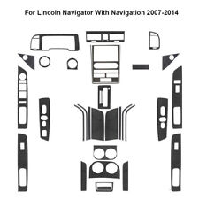 31Pcs For Lincoln Navigator 2007-2014 Carbon Fiber Full Interior Kit Cover Trim picture