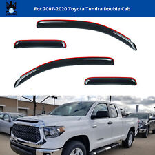 In-channel-mix Window Visor Deflector Rain Guard for 07-20 Tundra Double Cab picture