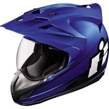 Blue Sz XS Icon Variant Double Stack Full Face Helmet picture