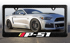 Roush P-51 Mustang 100% Carbon Fiber License Plate Frame Reflective  picture