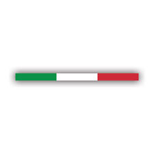 Thin Italian Flag Stripe Sticker Decal - Weatherproof - italy european picture