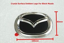 1Pc Size 105 mm Crystal Surface Front Grille Emblem Logo For Black  picture
