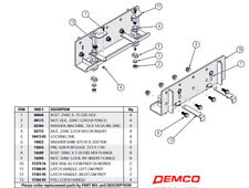 Demco 6402 Factory 5th Wheel Prep Kit For Autoslide 5th Wheel Hitches NEW picture