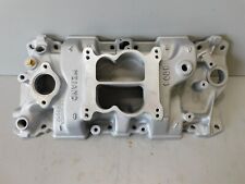 Weiand Chevrolet SBC 283 237 350 Dual Plane 4 BBL Intake Manifold 8004 picture
